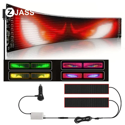 12-24V truck decoration atmosphere light Video-driven Devil's Eye flexible LED screen Extra large smart decor light Accessories
