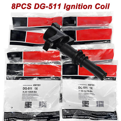 High Quality 8Pcs Ignition Coil DG511 DG5-11 For Mustang F150 Lincoln 4.6L 5.4L 2004-2008 3L3Z-12029-BA C1541 FD508