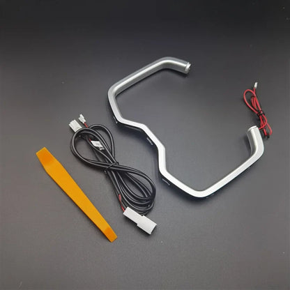LED Central Water Cup Holder Light For Toyota RAV4 XA50 2019 2020 2022 2023 2024 Blue Interior Atmosphere Decorative Light