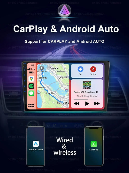 VATAV Android 13 1Din Floating screen Universal Multimedia AI voice Carplay Auto Stereo Radio Palyer Head Unit For Toyota Nissan