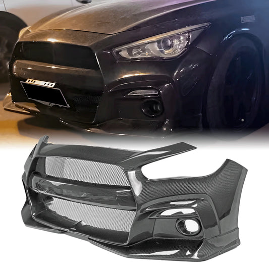 for Infiniti Q50 V37 EPA V1 Type Front bumper