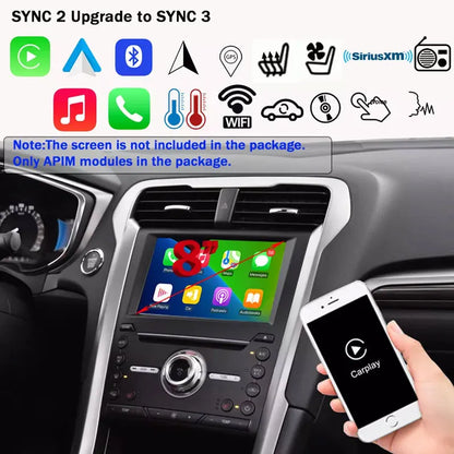Sync 3 V3.4 APIM Module with Navigation Carplay Upgrade MAP Cable Wire Harness Cable Connector For Ford Lincoln Focus Mk2 F150