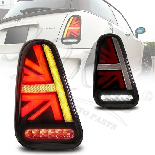 Tail Lamps Lights for BMW Mini Coopers R50 R52 R53 2001-2007 Rear LED DRL Moving Turn Signal Brake