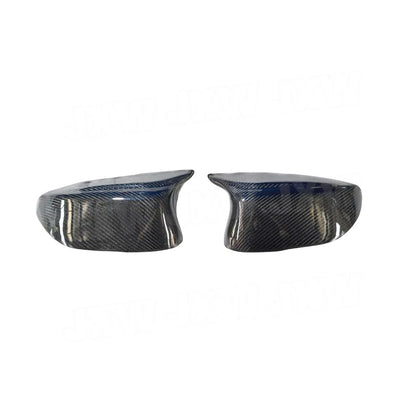 Carbon Fiber Material Car Accessorise Rearview Mirror Covers Caps For Infiniti Q50 2014-2020 Replacement Style