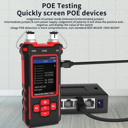 NF-859GT Line Finder Network Cable Length Breakpoint Test Red Light Power Meter Integrated Machine Multi functional Line Finder power tools