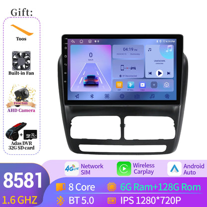 Car Radio For Fiat Doblo-Opel Combo Tour 2010-2015 Android 14 Wireless Carplay Multimedia 7862S 8G 256G Head Unit 2K QLED Screen