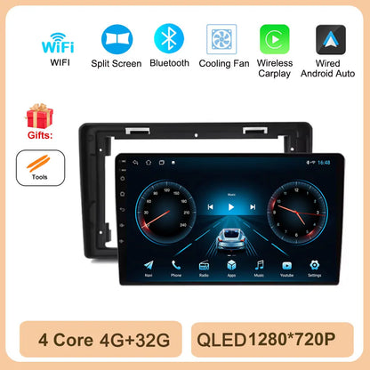 Car radio Android Auto Wireless Carplay For Citroen C2 C3 2001 2002 2003 - 2010 Multimedia Player GPS Navigation 4G Touch Screen