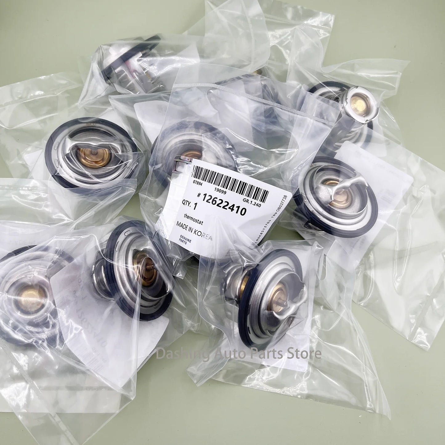10X 12622410 Engine coolant thermostat For GMC  Chevrolet Malibu Impala Cavalier Equinox Buick LaCrosse Regal Pontiac