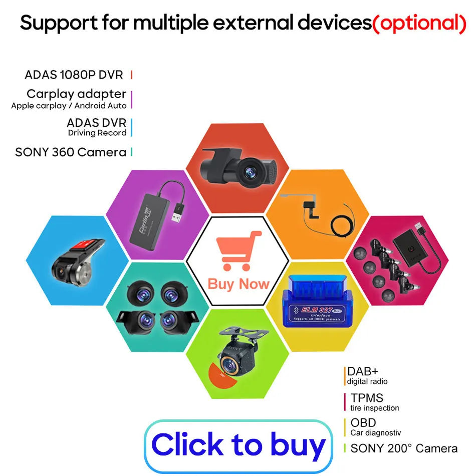 Android 14 wifi+4G Carplay BT Car Radio For Benz W203 W209 C180 C200 C220 C230 2004-2011 Navigation GPS Video Player Multimedia