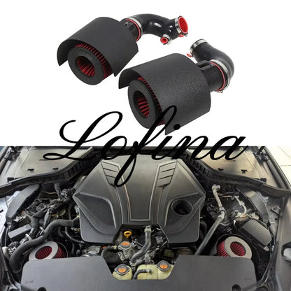 For 2016 + Infiniti Q50 Q60 3.0L Twin Turbo VR30DDTT Intake Kit with Heat Shield New State Aluminum Material