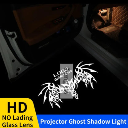 2pcs LED Car Door Welcome Light Projector Light Ghost Shadow Light Courtesy Atmosphere Light For 2009-2023 Vellfire 20 30 Series