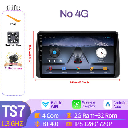 For Chrysler Grand Voyager 5 2011-2015 Android 14 Car Radio Stereo Multimedia Video Player Navigation Carplay BT 2K QLED Screen