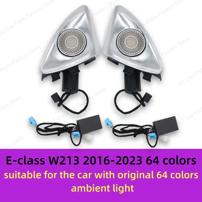 64 Colors 4D rotating Tweeter Speaker Ambient Light For Mercedes-Benz 4D Speaker W213 W205 W206 W223 W222 X254 C/E/S-Class Car