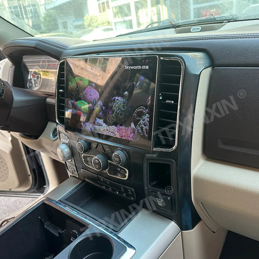 13.1 Inch Android 13 For Dodge RAM 1500 2013-2018 Car Radio QLED Touch Screen CarPlay Multimedia Player GPS Navigation Head Unit
