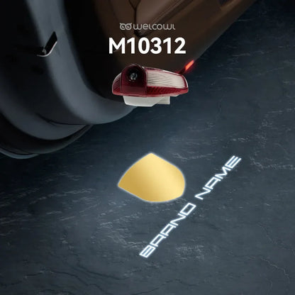 2pcs Car Door Light Customized Icon For Cayenne Macan 911 Boxster 718 Taycan Panamera HD Laser Led Welcome Lamp Accessories