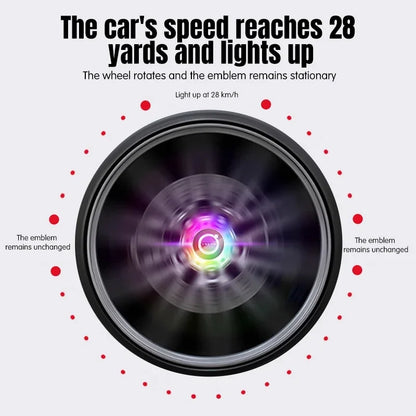 Hub Light Car Wheel Caps Light Center Cover Lighting Cap Floating Illumination LED auto For Volvo XC40 XC60 XC90 S60 V40 V50 V70