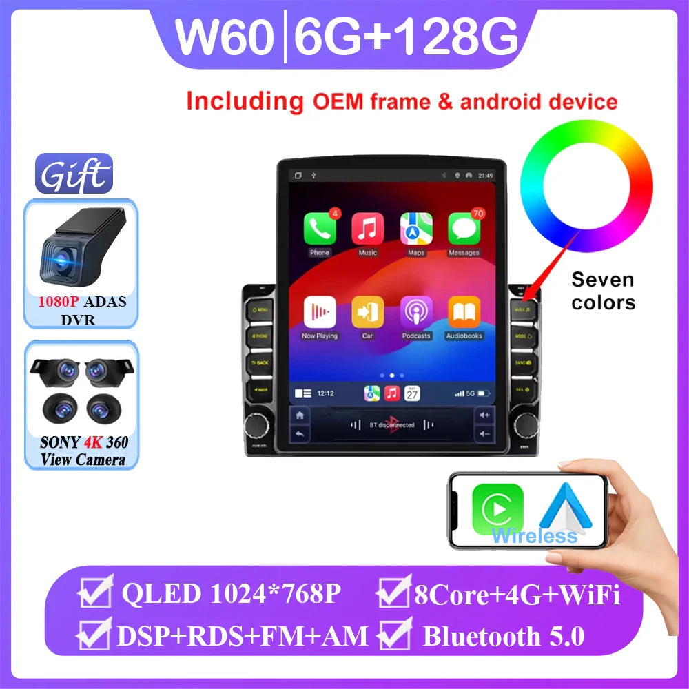 Car Android 14 For Renault Master Nissan NV400 Opel Movano 2010 - 2021 Navigation Touch Screen Multimedia Player Head Unit GPS