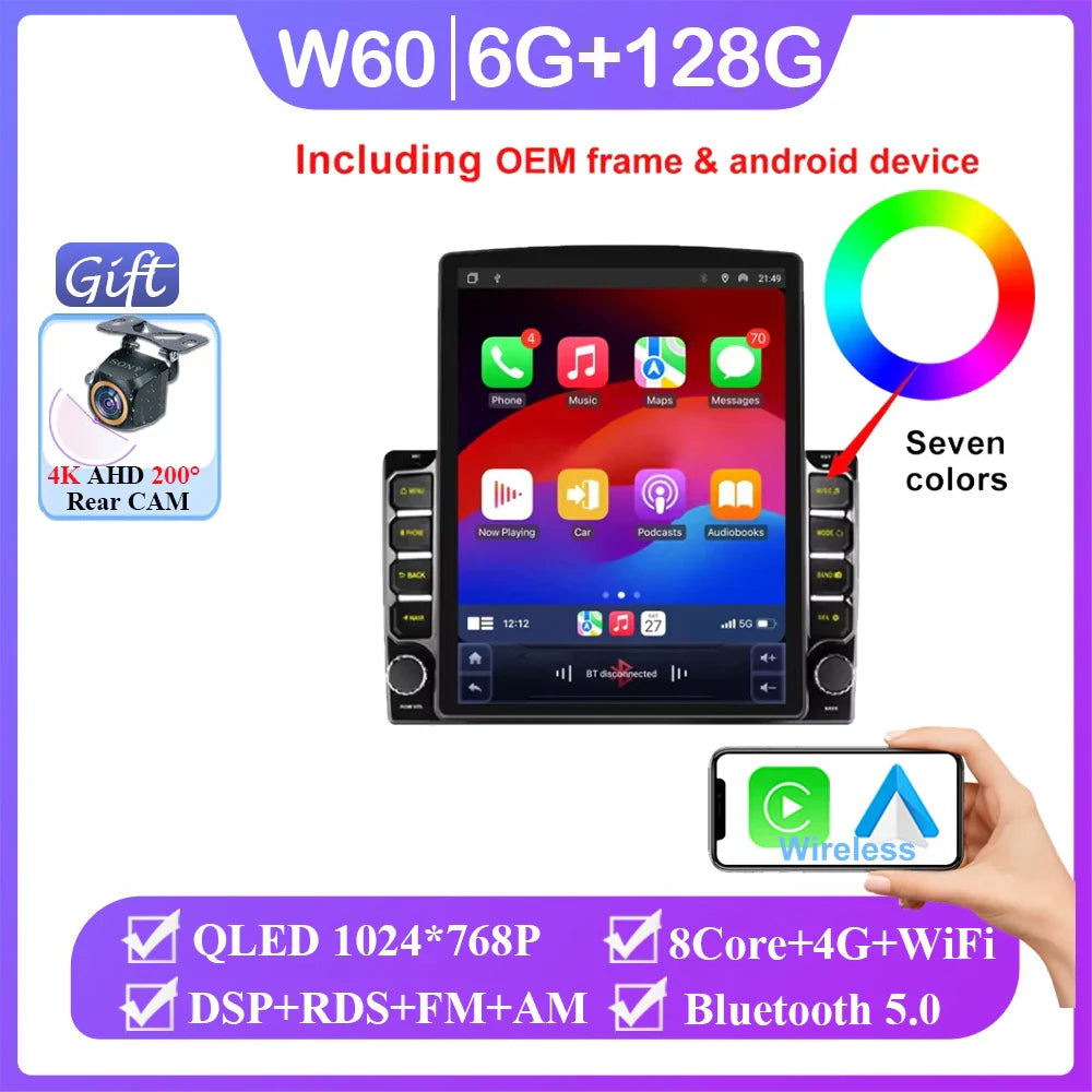Car Android 14 For Renault Master Nissan NV400 Opel Movano 2010 - 2021 Navigation Touch Screen Multimedia Player Head Unit GPS