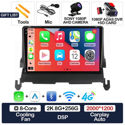Android 15 Car Radio For Dodge Journey 2009 - 2012 Multimedia Stereo Video Player Qualcomm Head Unit 2DIN 4G LTE 5G WIFI QLED BT