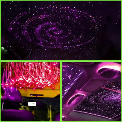 1000Pcs Fiber Optic Car Home Headliner Star Light Kit Roof Ceiling Lights Remote