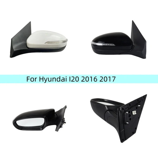 Car ctric Folding Turn Signal Heating Lens Adjustment Mirror Assy For Hyundai I20 2016 2017 Car Rearview Mirror Assembly