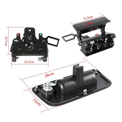 Pickup Truck Tailgate Handle Lock Kit With Key For 07-14  Silverado And GMC Sierra 1500 2500 3500 HD Car Accessories