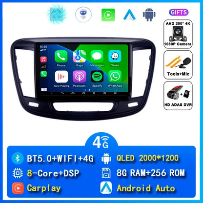 For Chrysler 200 200C 2015 - 2019 Android 14 Radio Video Player Car Autoradio Multimedia Screen Stereo Carplay Navigation