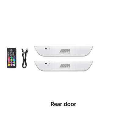 LED Car Welcome Pedal Light Door Sill Light For BMW M Performance X1 X3 X4 X5 X6 X7 E46 E39 E87 E60 E92 E90 F10 F20 F30 Series
