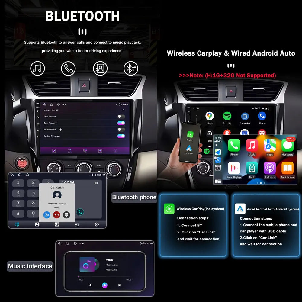 Android Auto For Chevrolet Colorado Sierra GMC 2014 - 2018 Car Radio Video Multimedia Player BT WiFi GPS Navigation Touch Screen