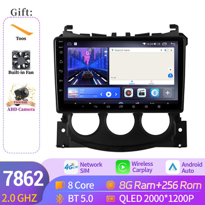 For Nissan 370 Z 370Z 2009-2012 Car Radio Multimedia Player Navigation 4G Wireless BT CarPlay Android 14 7862S 2K QLED Screen