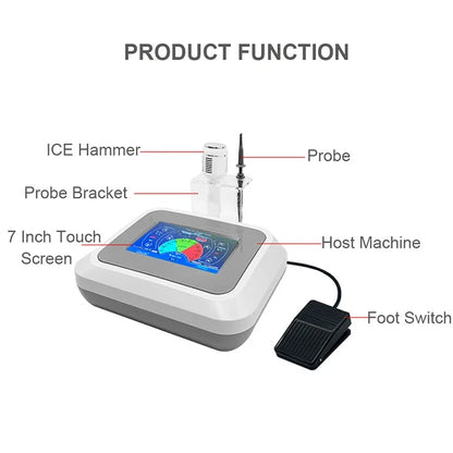High Frequency Red Blood Vessel Vascular Removal 60W RF Facial Cleaner Beauty Machine Needle Spider Veins Remover Skincare Tool