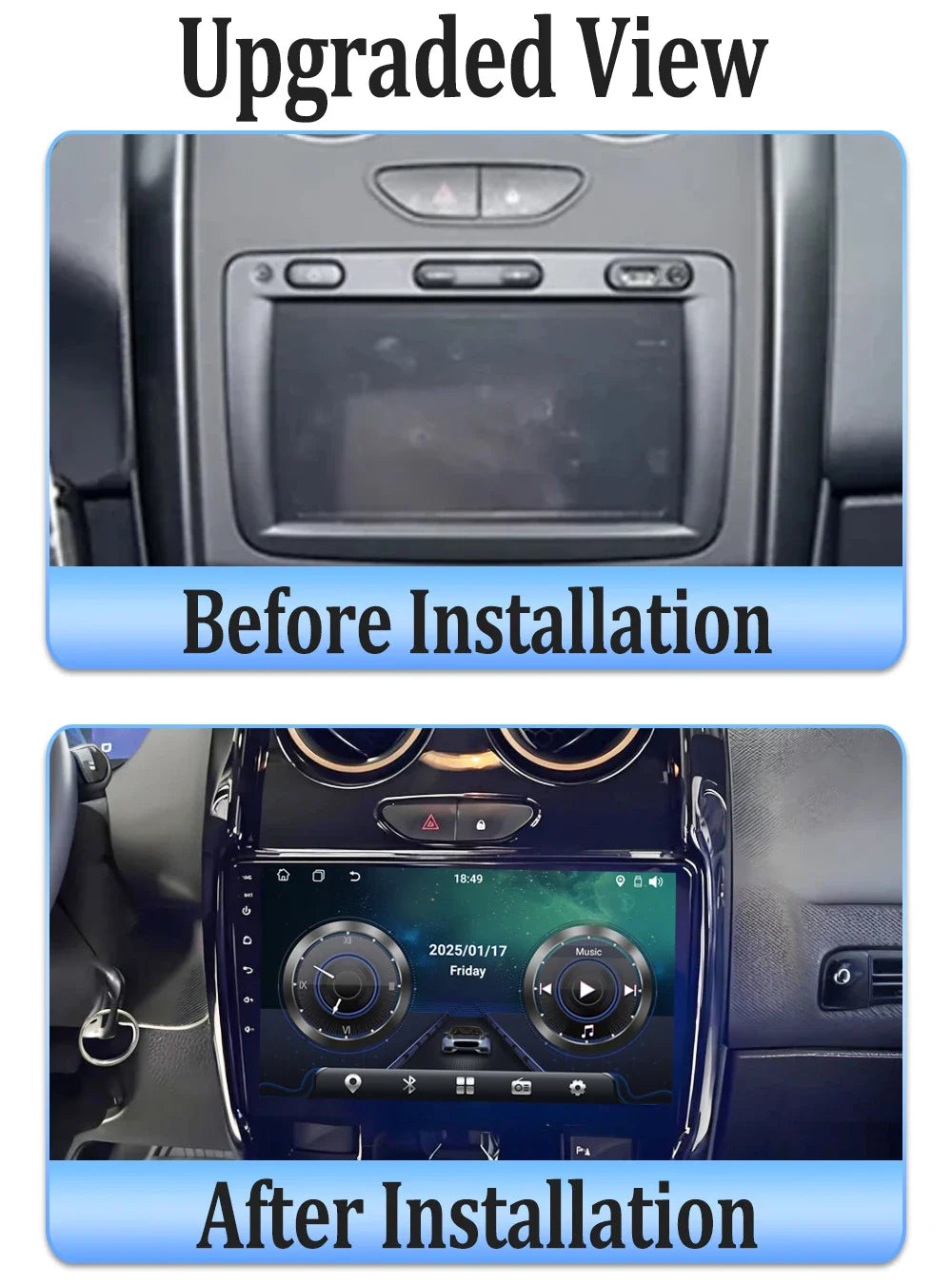 Car Multimedia Player For Renault Duster 2015 - 2021 For LADA Largus 2021 Automotive Multimedia Mirror Link Intelligent System