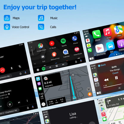 C11 2 in 1 Carplay AI Box Wireless CarPlay Android Auto Wireless Adapter Spotify For Mazda Toyota Mercedes Peugeot Volvo Kia