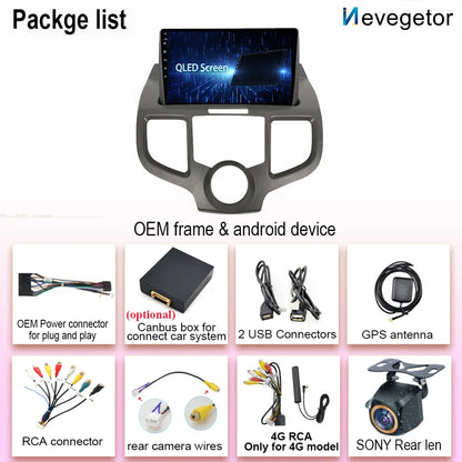 8G+256G For Honda Odyssey RB1 2004 - 2008 Android 14 Car Radio Auto Multimedia Video Player Navigation Stereo GPS DSP No 2 Din