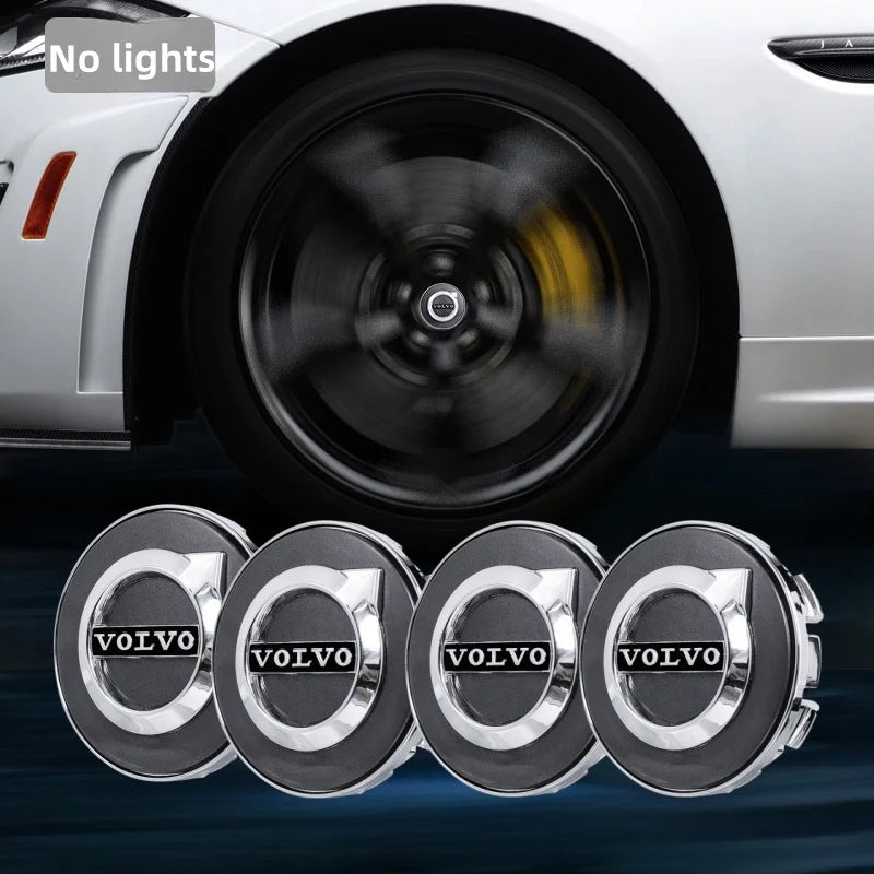 Hub Light Car Wheel Caps Light Center Cover Lighting Cap Floating Illumination LED auto For Volvo XC40 XC60 XC90 S60 V40 V50 V70