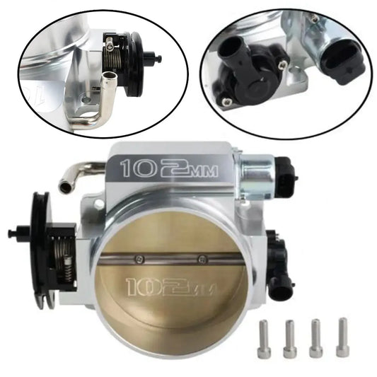 Sliver 102mm Billet Throttle Body with TPS IAC Sensor for Car For GMC Gen LS1 LS2 LS3 LS6 LSX for Car