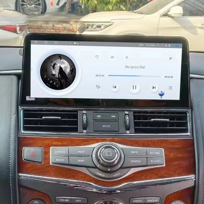 12.3 Inch Car Radio Stereo Receiver Android 13 For Nissan Patrol Y62 For Infiniti QX80 QX56 GPS Navi Screen Player Head Unit