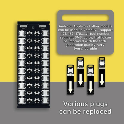 Sim Card Adapter Multi Card Device External Card Slot Apple Universal 20 Expansion Large Capacity Phone Card