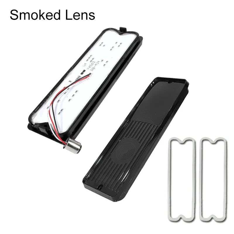Red LED Car Rear Tail/Brake Lights Taillamp Assemblies For Chevy & GMC Trucks (Fleetside/Wideside) 1967 1968 1969 1970 1971 1972