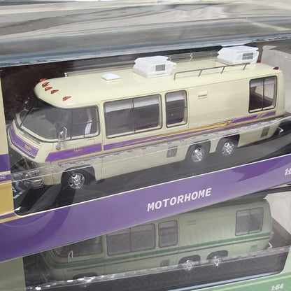 MK Miniatures 1:64 GMC Motorhome HEC Caravan Limited Edition Beijing Exhibition Exclusive Resin Model Long Body RV Collectible