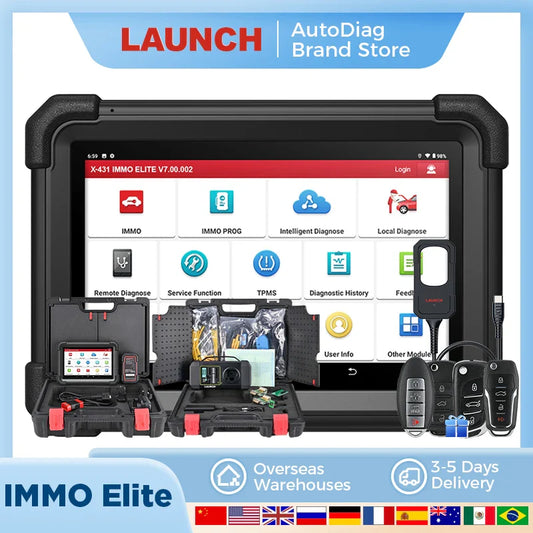 LAUNCH X431 IMMO Elite Key Programming Tools Automotive Professional Diagnostic Tools All Key Lost Immobilizer pk IMMO Plus