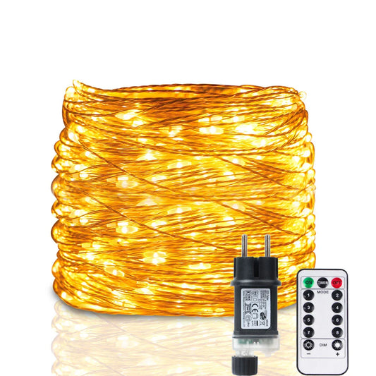 10M-200M LED String Lights Street Fairy Lights Christmas Lights Tree Garland For Outdoor Home Party New Year Wedding Decoration