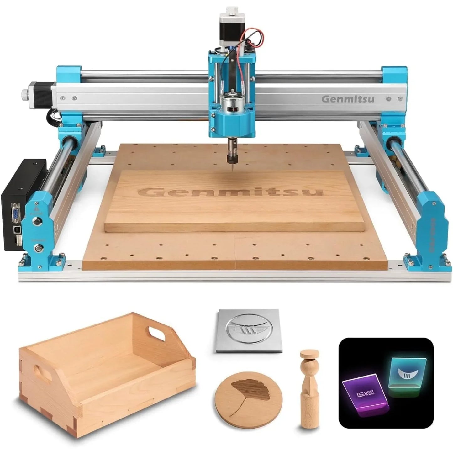 CNC Router Machine 4040-PRO for Woodworking Metal Acrylic Cutting Milling GRBL Control Lead Screw Driven 3Axis Engraving Machine power tools