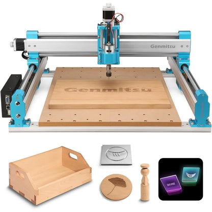 CNC Router Machine 4040-PRO for Woodworking Metal Acrylic Cutting Milling GRBL Control Lead Screw Driven 3Axis Engraving Machine power tools