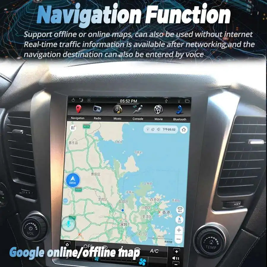 12.1" Android Multimedia Player For Chevrolet Tahoe Suburban GMC Yukon 2015-2020 Stereo Carplay Car GPS Navi Autoradio Head Unit