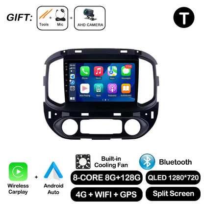 Android Auto For Chevrolet Colorado Sierra GMC 2014 - 2018 Car Radio Video Multimedia Player BT WiFi GPS Navigation Touch Screen