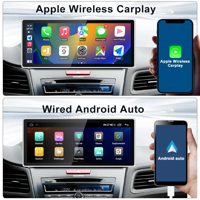 For Honda Acura ILX 2013-2014-2015-2021 Car Radio Multimedia Video Player Stereo, 12.3-inch Android GPS Navigation DSP Carplay
