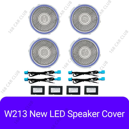 LED Air Vents 3D/4D Rotate Tweeter Speaker For Mercedes Benz W213 W238 E53 E63 E-Coupe Car 64 Colours Lnterior Decorative Lights