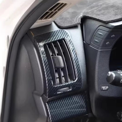 Car interior trims for Infiniti G25 G37 10-13 modified Carbon fiber pattern Air conditioning panel interior Auto interior