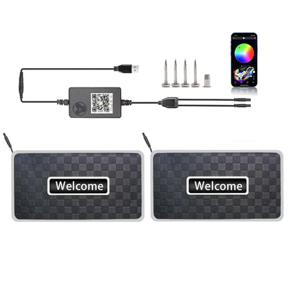 Customizable！Car LED Foot mats Symphony 213 Colors Led Car Ambient Lights App Control RGB Led car interior light accessories